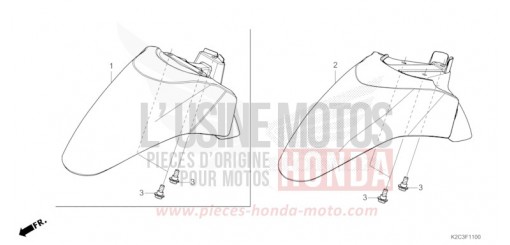 FRONT FENDER NSC110P de 2023